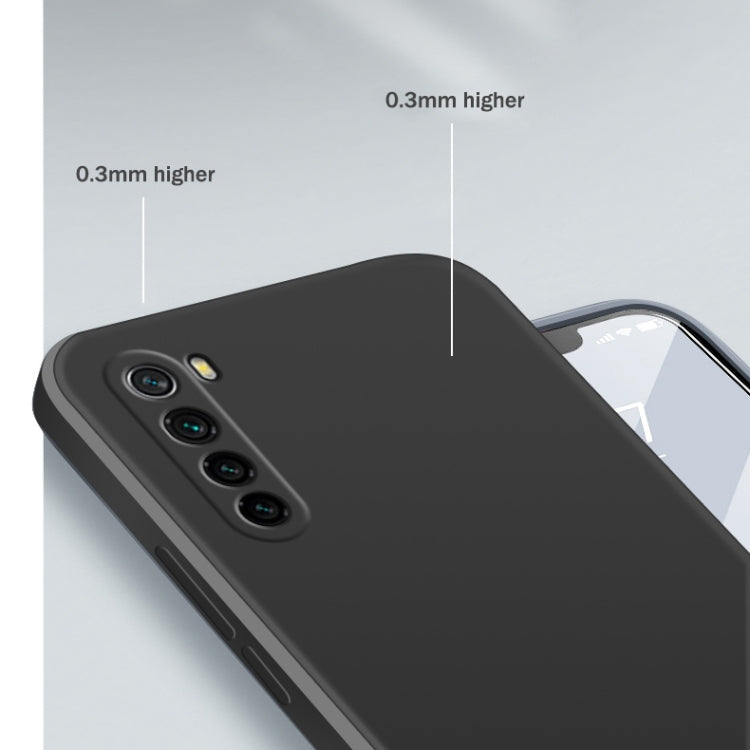 Solid Color Imitation Liquid Silicone Straight Edge Dropproof Full Coverage Protective Case, For Xiaomi Redmi Note 8, For Xiaomi Redmi Note 8 Pro