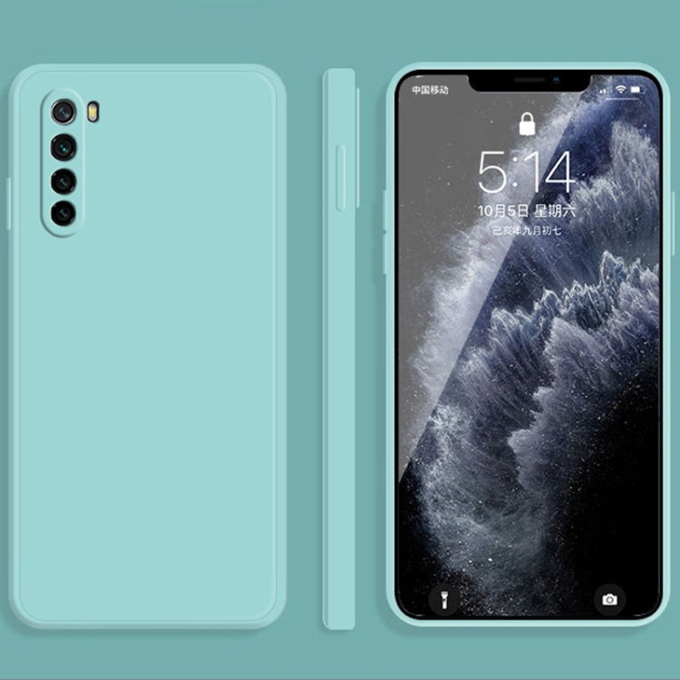 Solid Color Imitation Liquid Silicone Straight Edge Dropproof Full Coverage Protective Case, For Xiaomi Redmi Note 8, For Xiaomi Redmi Note 8 Pro