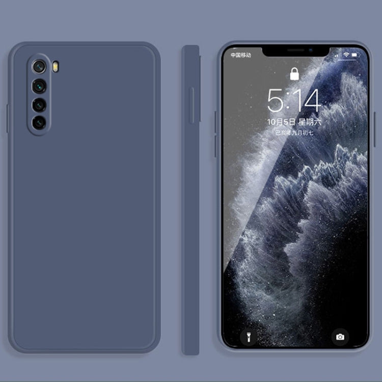 Solid Color Imitation Liquid Silicone Straight Edge Dropproof Full Coverage Protective Case, For Xiaomi Redmi Note 8, For Xiaomi Redmi Note 8 Pro
