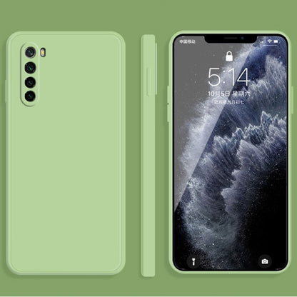Solid Color Imitation Liquid Silicone Straight Edge Dropproof Full Coverage Protective Case, For Xiaomi Redmi Note 8, For Xiaomi Redmi Note 8 Pro