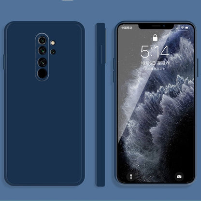 Solid Color Imitation Liquid Silicone Straight Edge Dropproof Full Coverage Protective Case, For Xiaomi Redmi Note 8, For Xiaomi Redmi Note 8 Pro