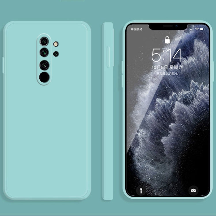 Solid Color Imitation Liquid Silicone Straight Edge Dropproof Full Coverage Protective Case, For Xiaomi Redmi Note 8, For Xiaomi Redmi Note 8 Pro