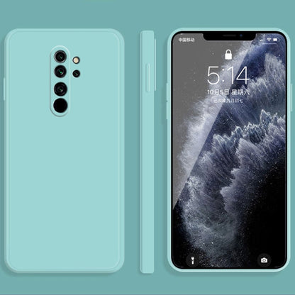 Solid Color Imitation Liquid Silicone Straight Edge Dropproof Full Coverage Protective Case, For Xiaomi Redmi Note 8, For Xiaomi Redmi Note 8 Pro