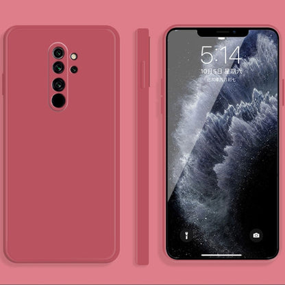Solid Color Imitation Liquid Silicone Straight Edge Dropproof Full Coverage Protective Case, For Xiaomi Redmi Note 8, For Xiaomi Redmi Note 8 Pro