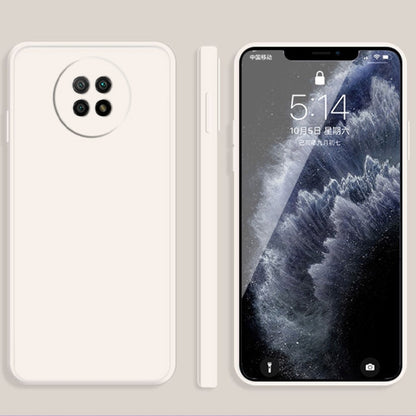 Solid Color Imitation Liquid Silicone Straight Edge Dropproof Full Coverage Protective Case, For Xiaomi Redmi Note 9 5G, For Xiaomi Redmi Note 9 Pro