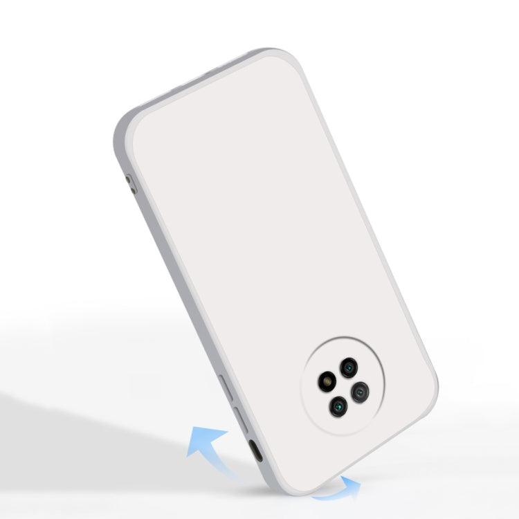 Solid Color Imitation Liquid Silicone Straight Edge Dropproof Full Coverage Protective Case, For Xiaomi Redmi Note 9 5G, For Xiaomi Redmi Note 9 Pro