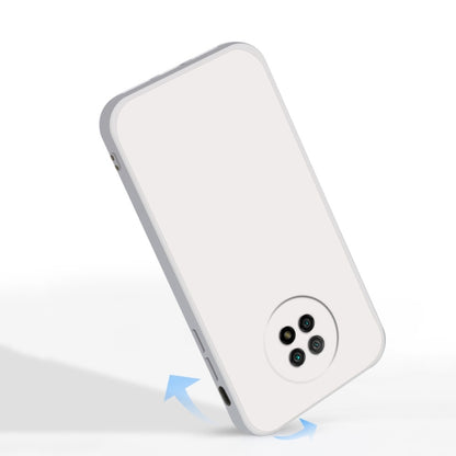 Solid Color Imitation Liquid Silicone Straight Edge Dropproof Full Coverage Protective Case, For Xiaomi Redmi Note 9 5G, For Xiaomi Redmi Note 9 Pro