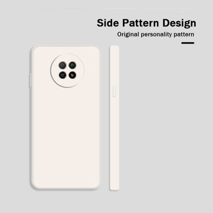 Solid Color Imitation Liquid Silicone Straight Edge Dropproof Full Coverage Protective Case, For Xiaomi Redmi Note 9 5G, For Xiaomi Redmi Note 9 Pro
