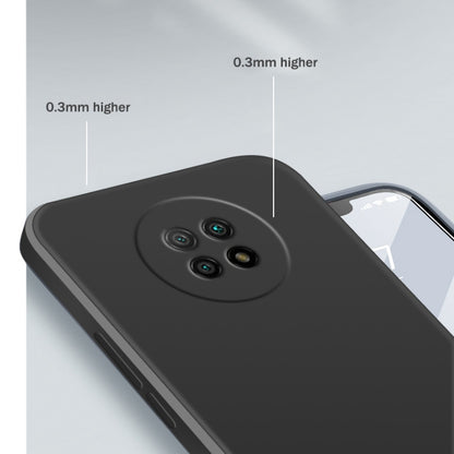 Solid Color Imitation Liquid Silicone Straight Edge Dropproof Full Coverage Protective Case, For Xiaomi Redmi Note 9 5G, For Xiaomi Redmi Note 9 Pro