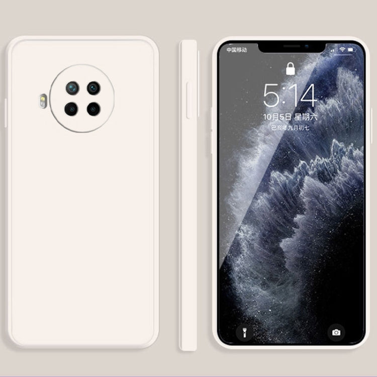 Solid Color Imitation Liquid Silicone Straight Edge Dropproof Full Coverage Protective Case, For Xiaomi Redmi Note 9 5G, For Xiaomi Redmi Note 9 Pro