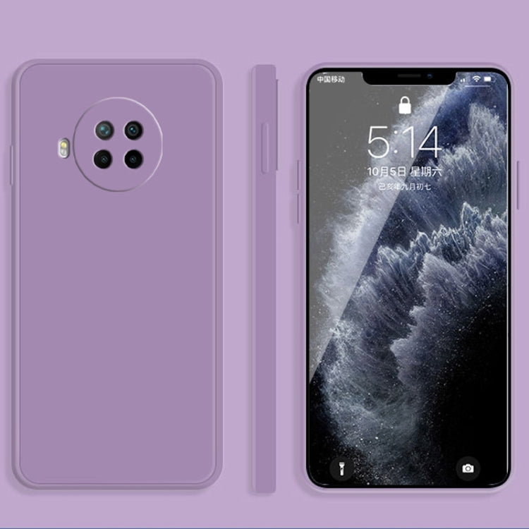 Solid Color Imitation Liquid Silicone Straight Edge Dropproof Full Coverage Protective Case, For Xiaomi Redmi Note 9 5G, For Xiaomi Redmi Note 9 Pro