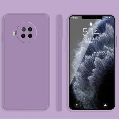 Solid Color Imitation Liquid Silicone Straight Edge Dropproof Full Coverage Protective Case, For Xiaomi Redmi Note 9 5G, For Xiaomi Redmi Note 9 Pro