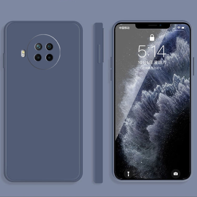 Solid Color Imitation Liquid Silicone Straight Edge Dropproof Full Coverage Protective Case, For Xiaomi Redmi Note 9 5G, For Xiaomi Redmi Note 9 Pro