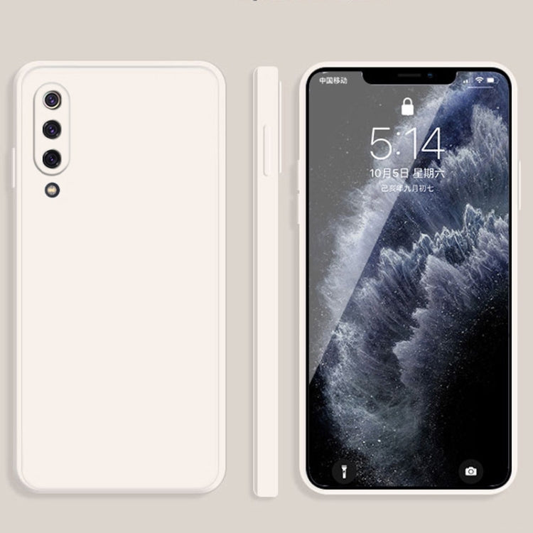 Solid Color Imitation Liquid Silicone Straight Edge Dropproof Full Coverage Protective Case, For Xiaomi Mi 9, For Xiaomi Mi 10, For Xiaomi Mi 9 / 9 SE