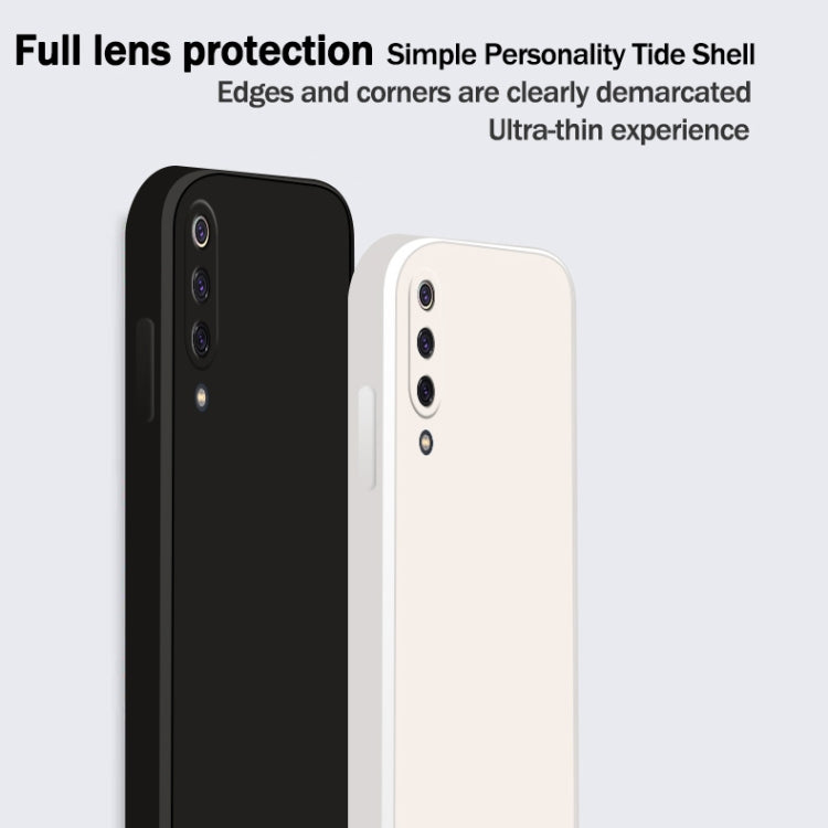 Solid Color Imitation Liquid Silicone Straight Edge Dropproof Full Coverage Protective Case, For Xiaomi Mi 9, For Xiaomi Mi 10, For Xiaomi Mi 9 / 9 SE
