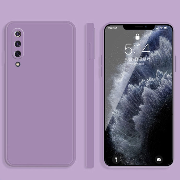 Solid Color Imitation Liquid Silicone Straight Edge Dropproof Full Coverage Protective Case, For Xiaomi Mi 9, For Xiaomi Mi 10, For Xiaomi Mi 9 / 9 SE