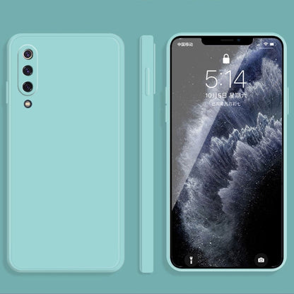 Solid Color Imitation Liquid Silicone Straight Edge Dropproof Full Coverage Protective Case, For Xiaomi Mi 9, For Xiaomi Mi 10, For Xiaomi Mi 9 / 9 SE