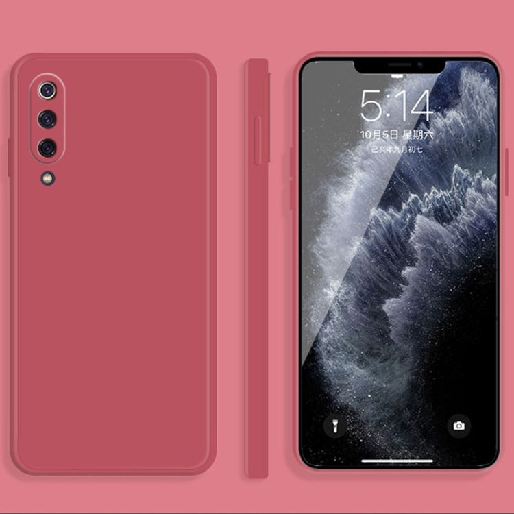 Solid Color Imitation Liquid Silicone Straight Edge Dropproof Full Coverage Protective Case, For Xiaomi Mi 9, For Xiaomi Mi 10, For Xiaomi Mi 9 / 9 SE