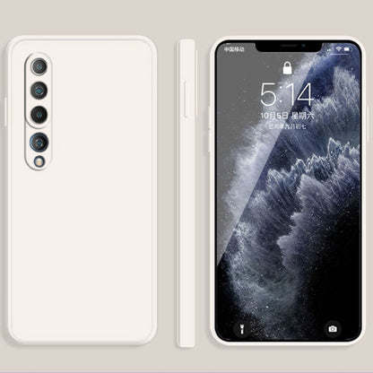 Solid Color Imitation Liquid Silicone Straight Edge Dropproof Full Coverage Protective Case, For Xiaomi Mi 9, For Xiaomi Mi 10, For Xiaomi Mi 9 / 9 SE