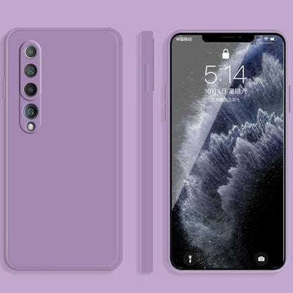 Solid Color Imitation Liquid Silicone Straight Edge Dropproof Full Coverage Protective Case, For Xiaomi Mi 9, For Xiaomi Mi 10, For Xiaomi Mi 9 / 9 SE
