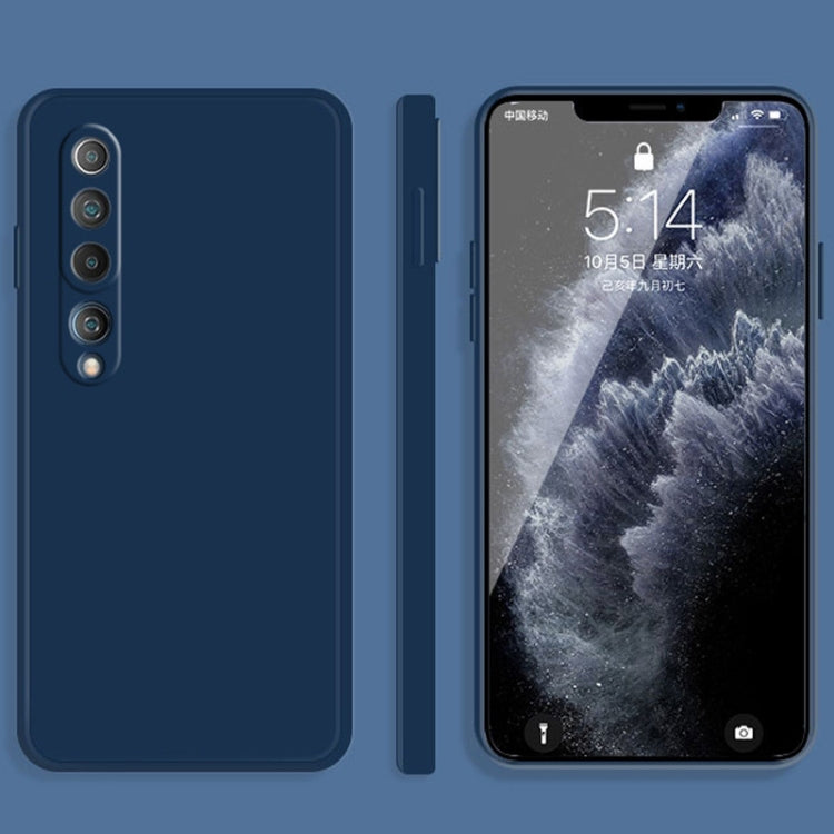 Solid Color Imitation Liquid Silicone Straight Edge Dropproof Full Coverage Protective Case, For Xiaomi Mi 9, For Xiaomi Mi 10, For Xiaomi Mi 9 / 9 SE