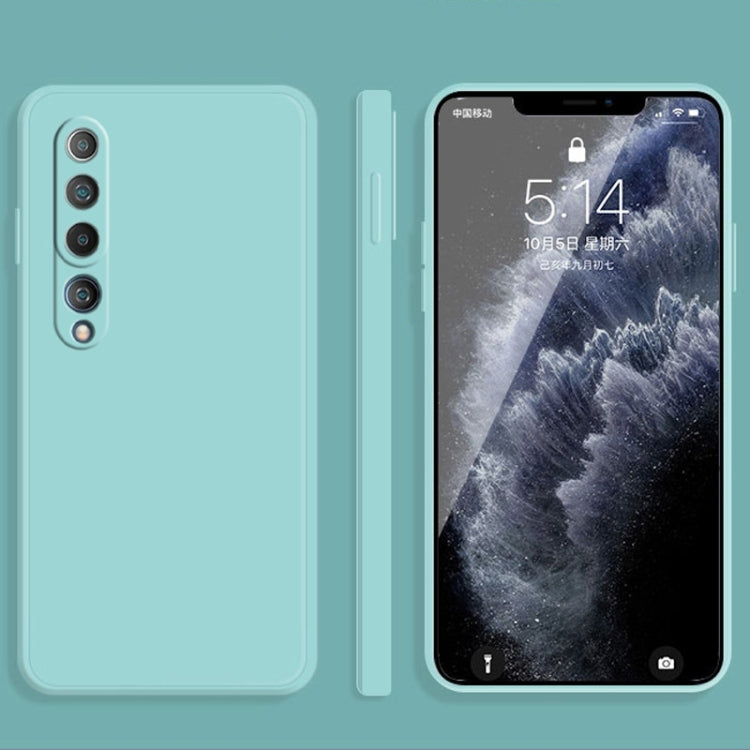 Solid Color Imitation Liquid Silicone Straight Edge Dropproof Full Coverage Protective Case, For Xiaomi Mi 9, For Xiaomi Mi 10, For Xiaomi Mi 9 / 9 SE