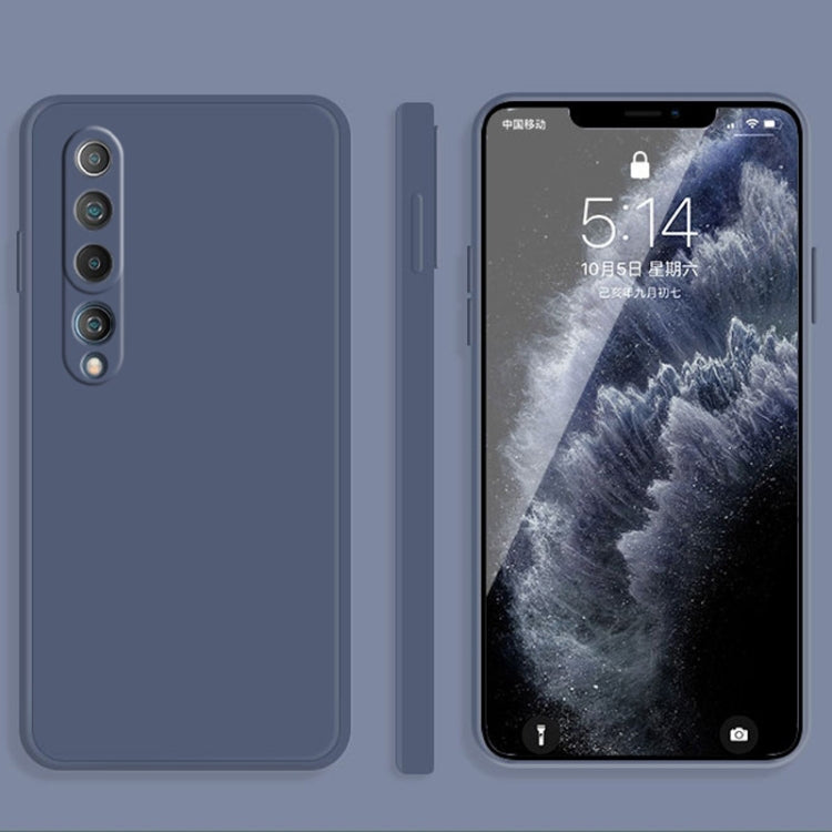 Solid Color Imitation Liquid Silicone Straight Edge Dropproof Full Coverage Protective Case, For Xiaomi Mi 9, For Xiaomi Mi 10, For Xiaomi Mi 9 / 9 SE
