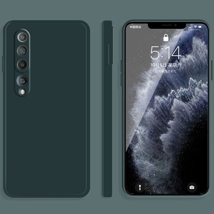 Solid Color Imitation Liquid Silicone Straight Edge Dropproof Full Coverage Protective Case, For Xiaomi Mi 9, For Xiaomi Mi 10, For Xiaomi Mi 9 / 9 SE