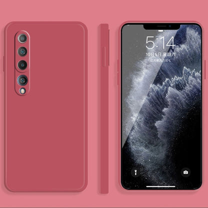 Solid Color Imitation Liquid Silicone Straight Edge Dropproof Full Coverage Protective Case, For Xiaomi Mi 9, For Xiaomi Mi 10, For Xiaomi Mi 9 / 9 SE
