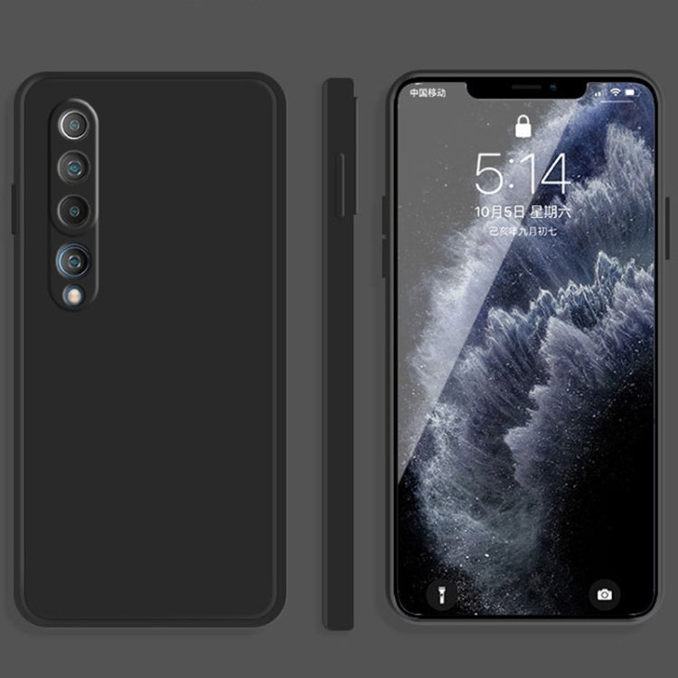 Solid Color Imitation Liquid Silicone Straight Edge Dropproof Full Coverage Protective Case, For Xiaomi Mi 9, For Xiaomi Mi 10, For Xiaomi Mi 9 / 9 SE