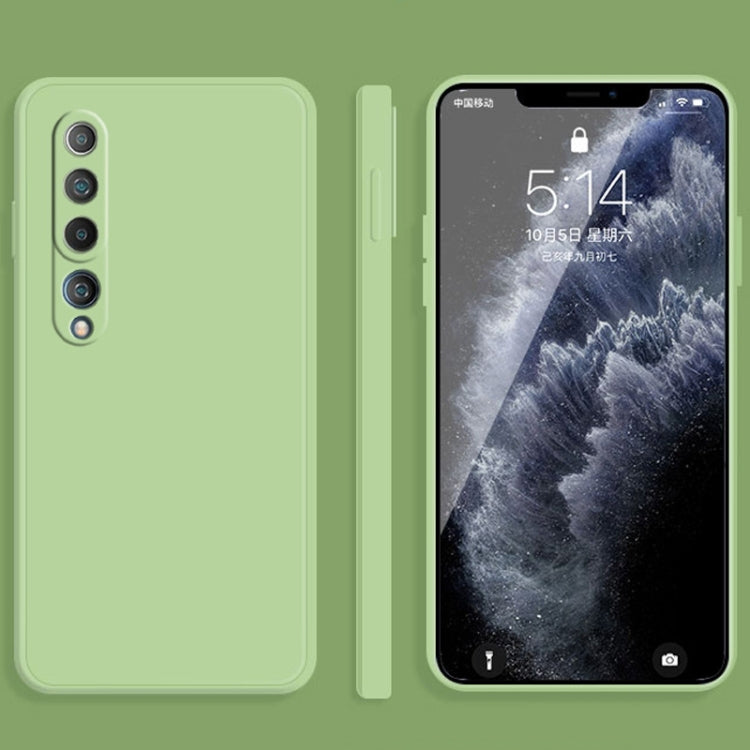 Solid Color Imitation Liquid Silicone Straight Edge Dropproof Full Coverage Protective Case, For Xiaomi Mi 9, For Xiaomi Mi 10, For Xiaomi Mi 9 / 9 SE