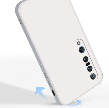 Solid Color Imitation Liquid Silicone Straight Edge Dropproof Full Coverage Protective Case, For Xiaomi Mi 10 Pro, For Xiaomi Mi 10T