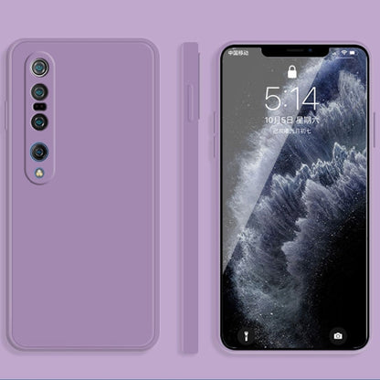 Solid Color Imitation Liquid Silicone Straight Edge Dropproof Full Coverage Protective Case, For Xiaomi Mi 10 Pro, For Xiaomi Mi 10T