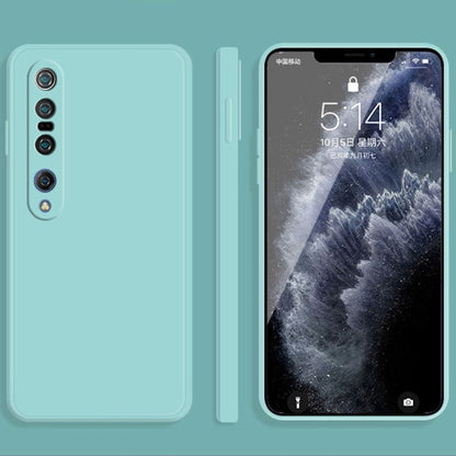 Solid Color Imitation Liquid Silicone Straight Edge Dropproof Full Coverage Protective Case, For Xiaomi Mi 10 Pro, For Xiaomi Mi 10T