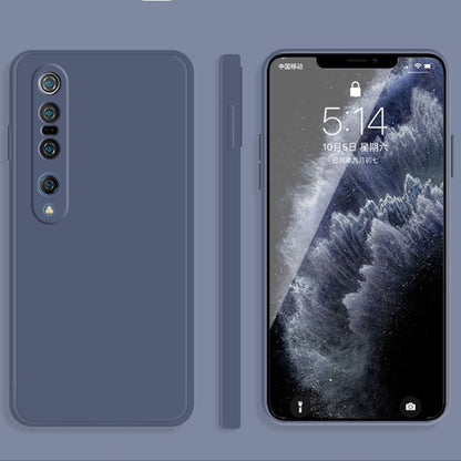 Solid Color Imitation Liquid Silicone Straight Edge Dropproof Full Coverage Protective Case, For Xiaomi Mi 10 Pro, For Xiaomi Mi 10T