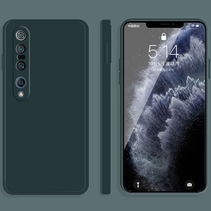 Solid Color Imitation Liquid Silicone Straight Edge Dropproof Full Coverage Protective Case, For Xiaomi Mi 10 Pro, For Xiaomi Mi 10T
