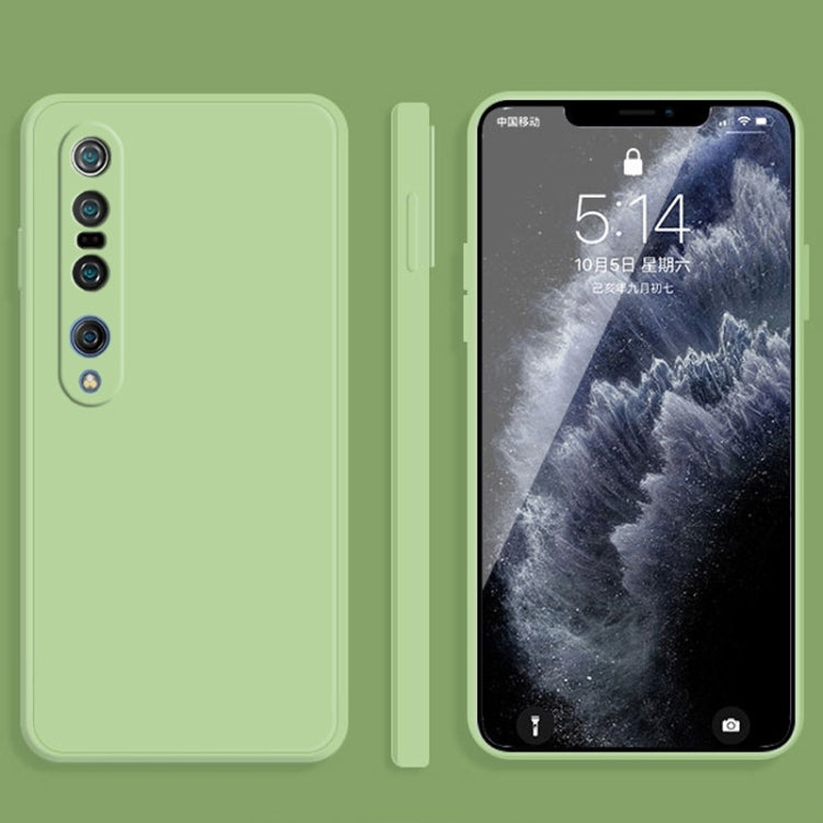 Solid Color Imitation Liquid Silicone Straight Edge Dropproof Full Coverage Protective Case, For Xiaomi Mi 10 Pro, For Xiaomi Mi 10T