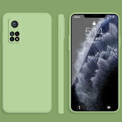 Solid Color Imitation Liquid Silicone Straight Edge Dropproof Full Coverage Protective Case, For Xiaomi Mi 10 Pro, For Xiaomi Mi 10T