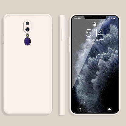 Solid Color Imitation Liquid Silicone Straight Edge Dropproof Full Coverage Protective Case, For OPPO A9 / A9X / F11, For OPPO A92s