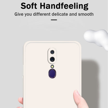 Solid Color Imitation Liquid Silicone Straight Edge Dropproof Full Coverage Protective Case, For OPPO A9 / A9X / F11, For OPPO A92s