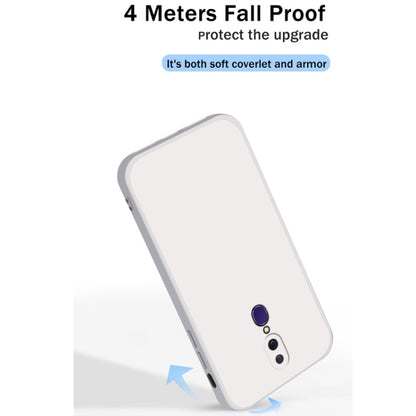 Solid Color Imitation Liquid Silicone Straight Edge Dropproof Full Coverage Protective Case, For OPPO A9 / A9X / F11, For OPPO A92s