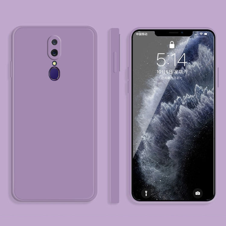 Solid Color Imitation Liquid Silicone Straight Edge Dropproof Full Coverage Protective Case, For OPPO A9 / A9X / F11, For OPPO A92s