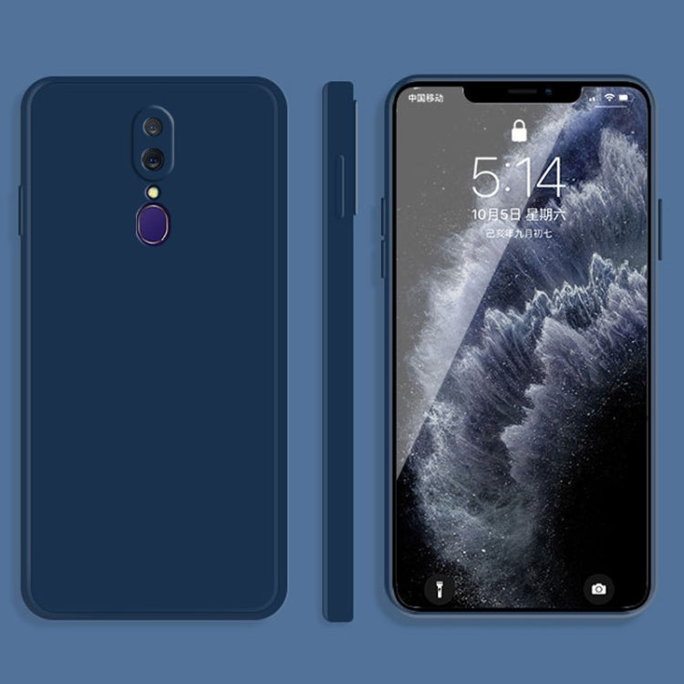 Solid Color Imitation Liquid Silicone Straight Edge Dropproof Full Coverage Protective Case, For OPPO A9 / A9X / F11, For OPPO A92s