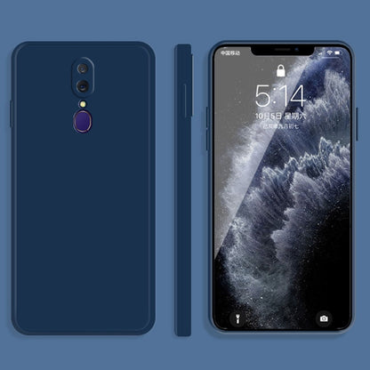Solid Color Imitation Liquid Silicone Straight Edge Dropproof Full Coverage Protective Case, For OPPO A9 / A9X / F11, For OPPO A92s