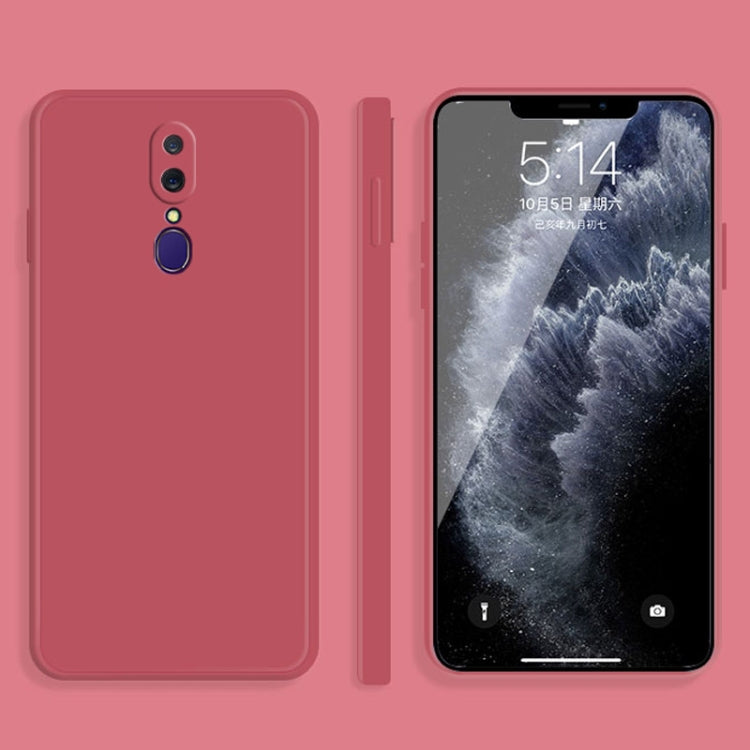Solid Color Imitation Liquid Silicone Straight Edge Dropproof Full Coverage Protective Case, For OPPO A9 / A9X / F11, For OPPO A92s