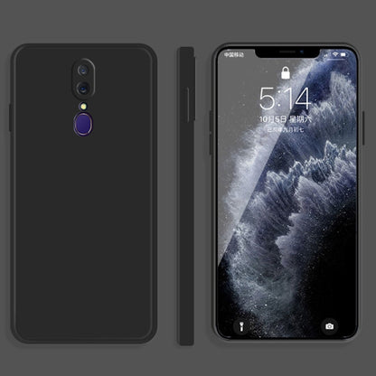 Solid Color Imitation Liquid Silicone Straight Edge Dropproof Full Coverage Protective Case, For OPPO A9 / A9X / F11, For OPPO A92s