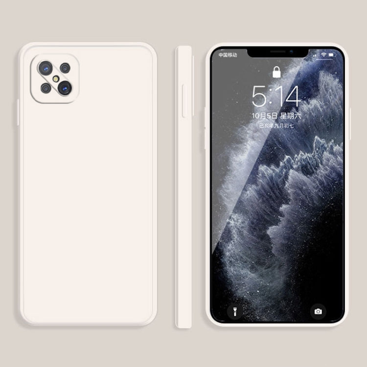 Solid Color Imitation Liquid Silicone Straight Edge Dropproof Full Coverage Protective Case, For OPPO A9 / A9X / F11, For OPPO A92s