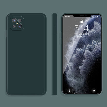 Solid Color Imitation Liquid Silicone Straight Edge Dropproof Full Coverage Protective Case, For OPPO A9 / A9X / F11, For OPPO A92s