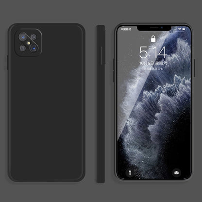 Solid Color Imitation Liquid Silicone Straight Edge Dropproof Full Coverage Protective Case, For OPPO A9 / A9X / F11, For OPPO A92s