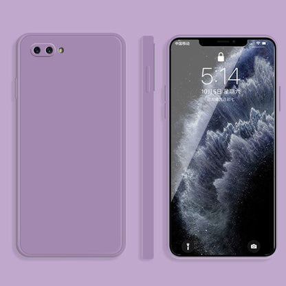 Solid Color Imitation Liquid Silicone Straight Edge Dropproof Full Coverage Protective Case, For OPPO A5 / A3s, For OPPO Find X3